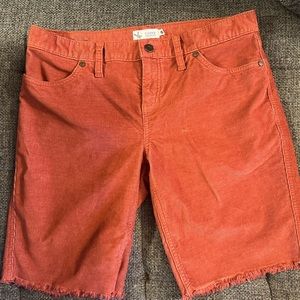 Carve Designs Oahu cord shorts, size 4